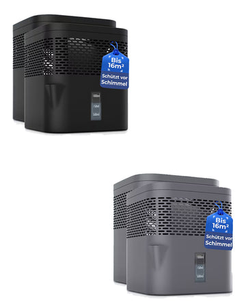 2x Luftentfeuchter Air One Lite inkl. 2x 450g Granulat