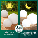 EASYmaxx Solarleuchte Deko Kugel Set RGB-2