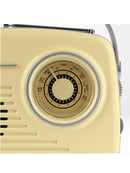 EASYmaxx Design Radio im 50's Retro Style Bluetooth-Technologie Tragbar USB AUX-4