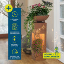 Hoberg Dekosäule mit Pflanzschale LED 72cm-2