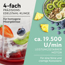 Standmixer Smoothie Maker Mr. Magic Mixer Blender Edelstahl Klingen Shaker 250W-3