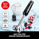 GOURMETmaxx Stabmixer Rührstab Pürierstab Pürierer Mixstab Mixer Meßbecher Set-2