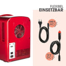 GOURMETmaxx Retro Mini-Kühlschrank Kühlen & Wärmen 4L Kapazität 45W Rot-5