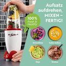 Standmixer Smoothie Maker Mr. Magic Mixer Blender Edelstahl Klingen Shaker 250W-4