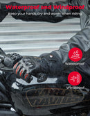 Motorrad Handschuhe Knöchelschutz Motorradhandschuhe Touchscreen Anti-Rutsch Rot-5