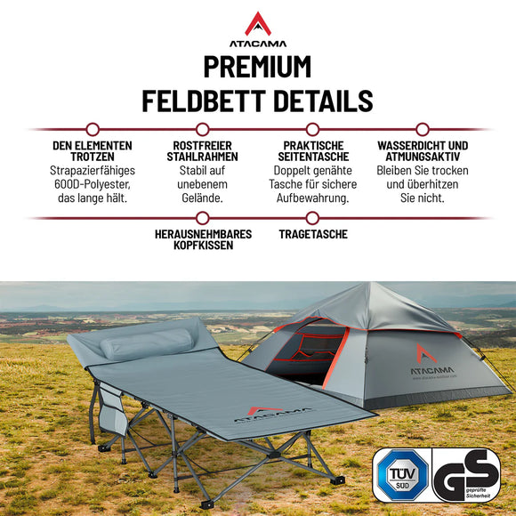 Atacama Feldbett Klappbett Camping Outdoor