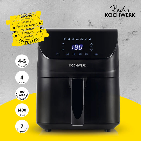 Rachs KOCHWERK Digitale Heißluftfritteuse 4L