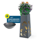 Hoberg Dekosäule mit Pflanzschale LED Beleuchtung-1