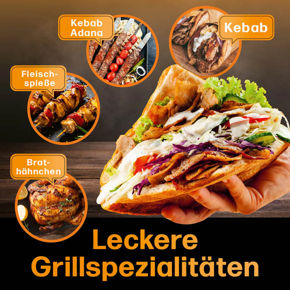 GOURMETmaxx Dönergrill Elektro Hähnchen Dreh Grill