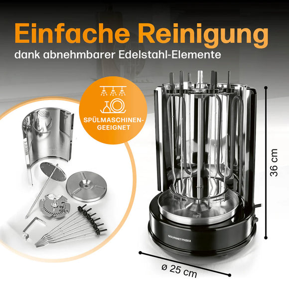 GOURMETmaxx Dönergrill Elektro Hähnchen Dreh Grill