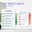 LUMALAND Bambus Regal mit 4 Etagen Schuhregal Ablage klappbar Schuhbank Badregal-8
