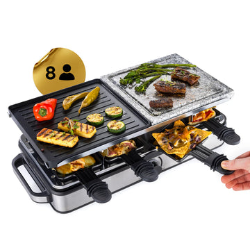 GOURMETmaxx Raclette Grill 1400W für 8 Personen