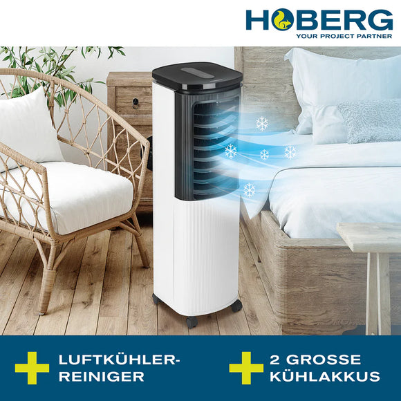 Hoberg Luftkühler Klimagerät Klimaanlage Ventilator Befeuchter Ionisator Peltier