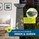 Hoberg Dekosäule mit Pflanzschale LED Beleuchtung-4