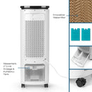 Hoberg Luftkühler Klimagerät Klimaanlage Ventilator Befeuchter Ionisator Peltier-6
