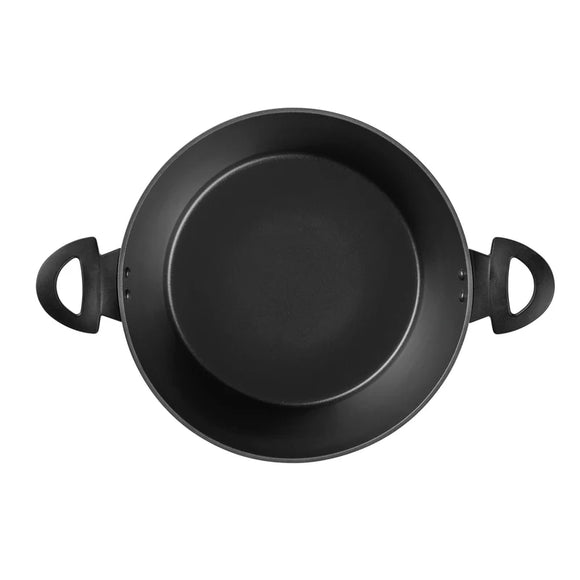 Bratoni Kochtopf Suppentopf 20cm Aluminium Topf + Glasdeckel Antihaftbeschichtet
