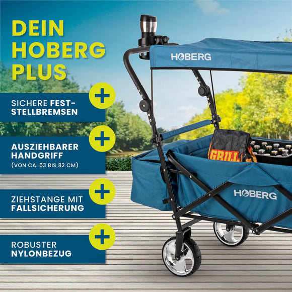 Bollerwagen faltbar Dach Handwagen Transportwagen