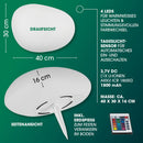 EASYmaxx LED Solarleuchte Garten Outdoor Deko Lampe Beleuchtung weiß Farbwechsel-7