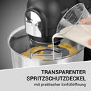 N8WERK Küchenmaschine Knetmaschine Rührmaschine Edelstahl Mixer Digital 5L 1200W-6