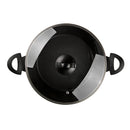 Bratoni Kochtopf Suppentopf 20cm Aluminium Topf + Glasdeckel Antihaftbeschichtet-4
