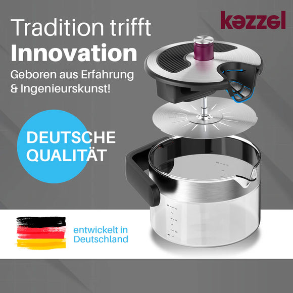 KEZZEL Wasserkessel Wasserkocher für Induktionsherde