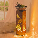 Hoberg Dekosäule mit Schale LED Pflanzschale 87 cm-10
