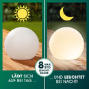 EASYmaxx Solarleuchte Deko Beleuchtung 30cm Kugel RGB Farbwechsel Pool Garten-3