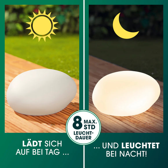 EASYmaxx LED Solarleuchte Garten Outdoor Deko Lampe Beleuchtung weiß Farbwechsel