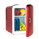 GOURMETmaxx Retro Mini-Kühlschrank Kühlen & Wärmen 4L Kapazität 45W Rot-1