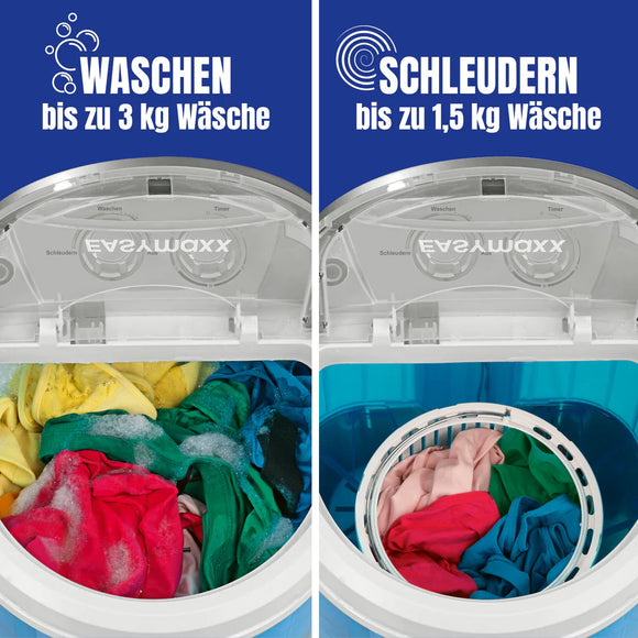 EASYMAXX Mini-Waschmaschine max. 3kg 260W