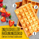 GOURMETmaxx Waffeleisen für Belgische Waffeln-4