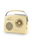 EASYmaxx Design Radio im 50's Retro Style Bluetooth-Technologie Tragbar USB AUX-2