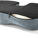VITALmaxx Ergonomisches Gel-Sitzkissen Ergonomisch Memory Foam inkl. Fleecebezug-5