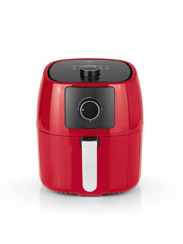 Kaufen rot KOCHWERK Digitale Heißluftfritteuse 5L Grillen Backen &amp; Erhitzen mit Timer 1400W
