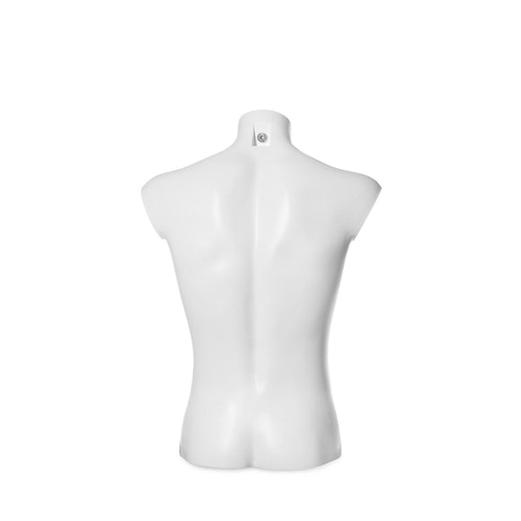 Schaufensterpuppe Mannequin Herren Torso Büste Weiß Recycelbarer Kunststoff