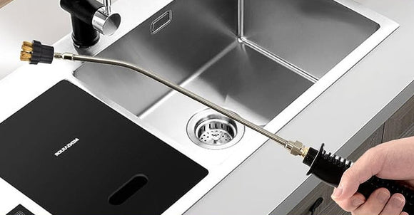Dampfreiniger Hochdruck Tragbar 1,2 L Tank 6 Stufen 2500W für alle Flächen