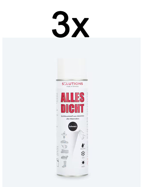 3x Alles Dicht Spray 500ml Dichtspray Abdichtung wasserdicht Flüssigkunststoff