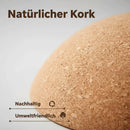 Kork Halbkugel Balance Board Ø30 cm aus Naturkork Sport Fitness Training-3