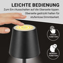 N8WERK USB-Tischleuchte LED-Akku-Tischlampe Dimmbar IP54 Touch-Funktion WEIß-5