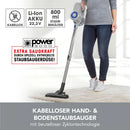 CLEANmaxx 2in1 Akku-Staubsauger Beutellos Kabellos Zyklon Handsauger Auto Grau-3